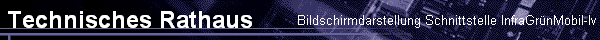 Bildschirmdarstellung Schnittstelle InfraGrnMobil-B